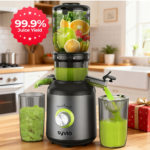 450W 3-Speed Centrifugal Juicer with 4.3&quote; Wide Feed Chute - Black