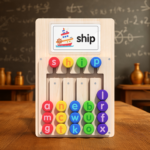 Letter Matching & Spelling Game with 12 Double-Sided Cards
