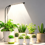6000K Full-Spectrum USB Grow Light with Auto Timer & Dimmer