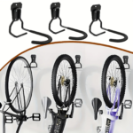 Heavy-Duty Wall Mount Bicycle Rack – 66 lbs Capacity Storage Hook