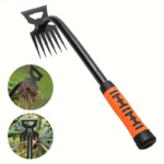 Heavy-Duty Manual Weeding Tool – Carbon Steel Stand-Up Weeder