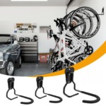 Heavy-Duty Wall Mount Bicycle Rack – 66 lbs Capacity Storage Hook