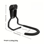 Heavy-Duty Wall Mount Bicycle Rack – 66 lbs Capacity Storage Hook