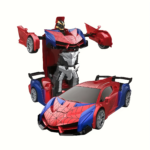 1:18 Remote Control Transforming Robot Car with LED Lights - Spider Transformer Racing