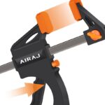 AIRAJ 4-Inch Quick-Release F-Clamps for Woodworking & DIY