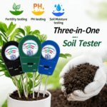3-in-1 Soil Meter: pH, Moisture & Fertility Tester Battery-Free
