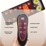 Full Body Heating Massager Mat with Neck & Foot Massagers
