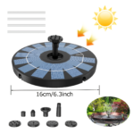 Solar Water Fountain Pump with Support Rods – IPX8 Waterproof
