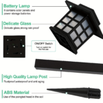Solar Outdoor Lights 12/24 Pack – IP65 LED Warm Garden Lights
