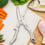 Heavy Duty Carbon Steel Kitchen Shears for Poultry & Meat - 1pc