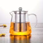 Heat-Resistant Glass Teapot & Water Pitcher