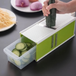 5-in-1 Square Vegetable Grater & Mandoline Slicer