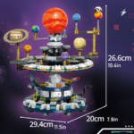 Solar System Planetarium Mini Building Block Set & Orbit Model