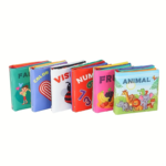 6-Pack Baby Cloth Books Set – Early Learning & Sensory Toys for Babies