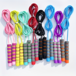 Adjustable Fitness Jump Rope with Non-Slip Foam Handles – Men & Women