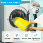 Reusable Sneaker Wash Bag for Washing Machine – Fluffy Protection