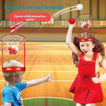 Headband Basketball Game Set Adjustable Net & 20 Balls