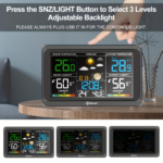 Geevon Wireless Weather Station – Indoor Outdoor Thermometer