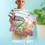6-Piece Soft Jumbo Dinosaur Figures with Educational Book Ages 1+