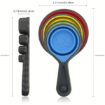 8-Piece Collapsible Silicone Measuring Cups & Spoons Set