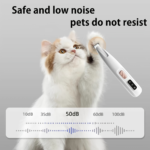 Dog Paw Trimmer with LED Light – Low-Noise Pet Hair Clipper