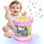 Light-Up Musical Animal Projector Toy for Toddlers 12M+