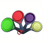 8-Piece Collapsible Silicone Measuring Cups & Spoons Set