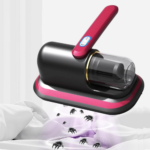 Cordless Mattress Vacuum Cleaner with Ultrasonic Tech & HEPA - Purple