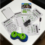 Upside-Down Goggles Party Game with Challenge Cards - Vision Impossible Board Game