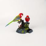 Interactive Electronic Toy Parrot with Sounds & Motion - Red