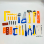 Kids Pretend Play Tool Set with Toolbox & Screwdriver 10–30 Pcs