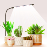 6000K Full-Spectrum USB Grow Light with Auto Timer & Dimmer - USB-48LED