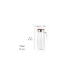 Large Beverage Dispenser Bucket for Parties & Drinks - Wooden Lids