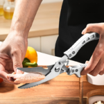 Heavy Duty Carbon Steel Kitchen Shears for Poultry & Meat