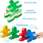 Wooden Stacking Balance Blocks – Educational Math & Color Toy