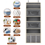 Over-the-Door Hanging Storage Organizer with Clear Windows
