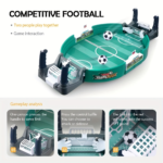 Tabletop Mini Soccer Game – Novelty Desktop Foosball Toy