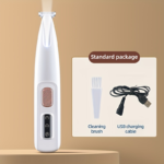 Dog Paw Trimmer with LED Light – Low-Noise Pet Hair Clipper
