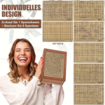 Wooden Savings Challenge Piggy Bank Up to €10,000 – 8 Target Goals