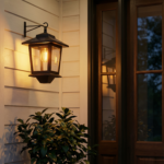 Solar Outdoor Wall Lanterns 2-Pack – 3000K Warm White Sconces