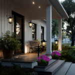 Solar Outdoor Wall Lanterns 2-Pack – 3000K Warm White Sconces