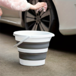 2.6 Gallon Foldable Bucket – Collapsible Water Bucket for Car Wash & Travel