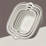 6-Piece Colander & Bowl Set – Stackable Kitchen Strainers