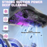 Cordless Mattress Vacuum Cleaner with Ultrasonic Tech & HEPA