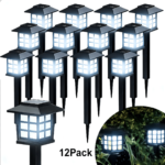 Solar Outdoor Lights 12/24 Pack – IP65 LED Warm Garden Lights