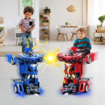 1:18 RC Transforming Robot Car Toy – 360° Drift Remote Control Car