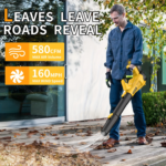 580 CFM Cordless Leaf Blower with 4.0Ah Battery & 6 Speeds