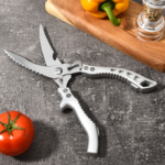 Heavy Duty Carbon Steel Kitchen Shears for Poultry & Meat