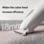 Dog Paw Trimmer with LED Light – Low-Noise Pet Hair Clipper