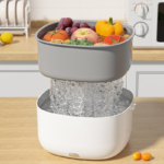 Ultrasonic Fruit & Vegetable Washer with OH Ion Cleaner